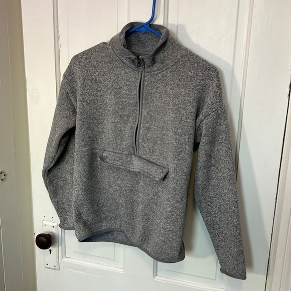 JCrew Polartec Sherpa Fleece Pocket Pullover - Picture 2 of 10